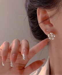 アレルギー対応花ジルコンピアス