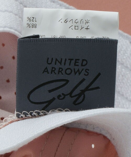 UNITED ARROWS GOLF(ユナイテッドアローズゴルフ)の「ウィメンズ パンチング キャップ(キャップ・レディース・ホワイト/ライトピンク/ライトブルー/ブラック・FREE)」の7枚目の写真