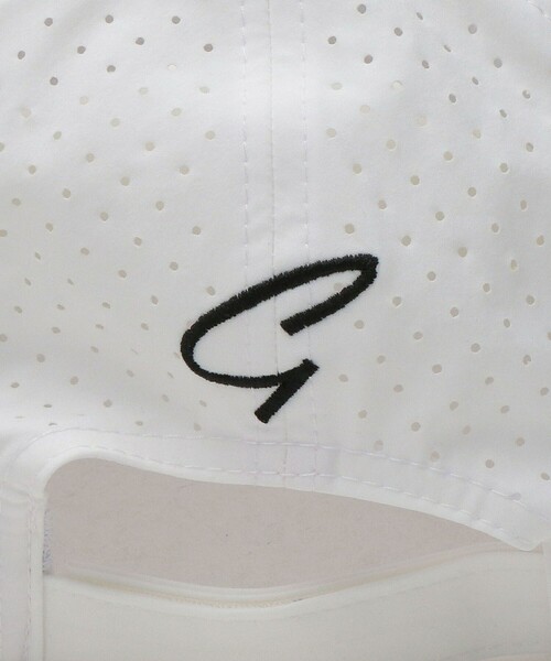UNITED ARROWS GOLF(ユナイテッドアローズゴルフ)の「ウィメンズ パンチング キャップ(キャップ・レディース・ホワイト/ライトピンク/ライトブルー/ブラック・FREE)」の5枚目の写真