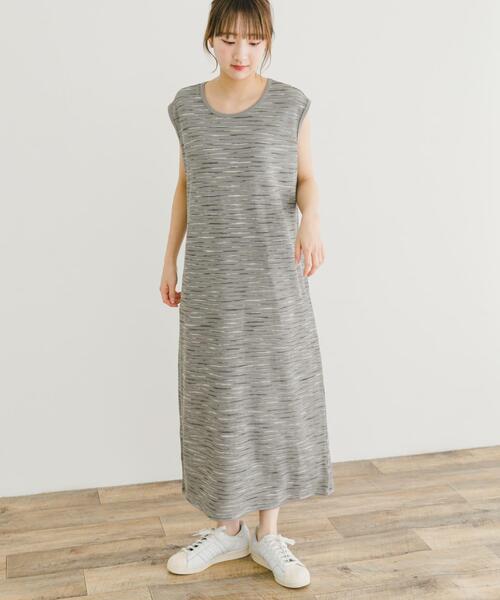 ITEMS URBANRESEARCH(アイテムズ アーバンリサーチ)の「ハニカムワッフルノースリワンピース(ワンピース・レディース・イエロー/グレー/オフホワイト・FREE)」の14枚目の写真