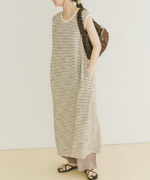 ITEMS URBANRESEARCH(アイテムズ アーバンリサーチ)の「ハニカムワッフルノースリワンピース(ワンピース・レディース・イエロー/グレー/オフホワイト・FREE)」の19枚目の写真