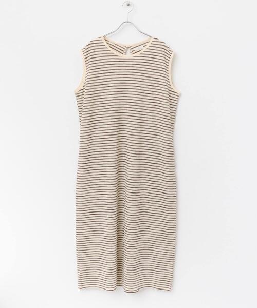 ITEMS URBANRESEARCH(アイテムズ アーバンリサーチ)の「ハニカムワッフルノースリワンピース(ワンピース・レディース・イエロー/グレー/オフホワイト・FREE)」の15枚目の写真