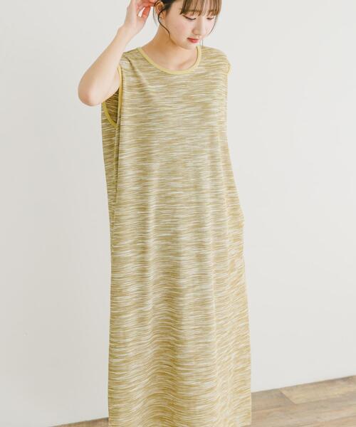 ITEMS URBANRESEARCH(アイテムズ アーバンリサーチ)の「ハニカムワッフルノースリワンピース(ワンピース・レディース・イエロー/グレー/オフホワイト・FREE)」の17枚目の写真