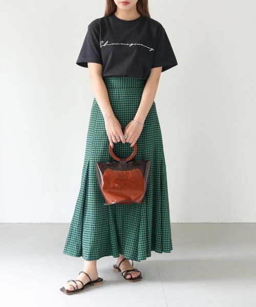 cheriella（シェリエラ）の「【cheriella】カリグラフィーロゴTシャツ CALLIGRAPHY LOGO T-SHIRT（Tシャツ/カットソー・レディース・ホワイト/ブラック/ブラック系その他/ホワイト系その他・L/M/S）」の13枚目の写真