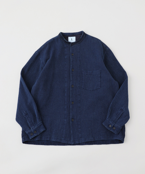 EDIFICE(エディフィス)の「tatamass(タタマス) Waffle Dobby BC SH(シャツ/ブラウス・メンズ・ブルー/ネイビー・LARGE/MEDIUM)」の2枚目の写真