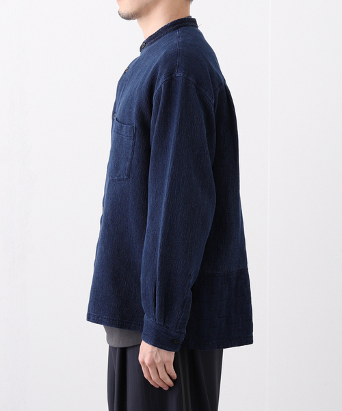 EDIFICE(エディフィス)の「tatamass(タタマス) Waffle Dobby BC SH(シャツ/ブラウス・メンズ・ブルー/ネイビー・LARGE/MEDIUM)」の3枚目の写真