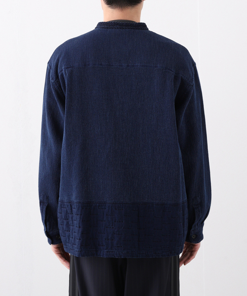 EDIFICE(エディフィス)の「tatamass(タタマス) Waffle Dobby BC SH(シャツ/ブラウス・メンズ・ブルー/ネイビー・LARGE/MEDIUM)」の9枚目の写真