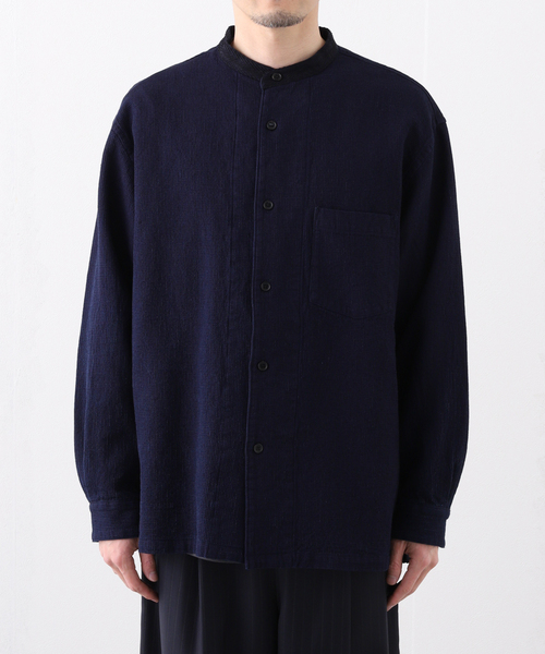 EDIFICE(エディフィス)の「tatamass(タタマス) Waffle Dobby BC SH(シャツ/ブラウス・メンズ・ブルー/ネイビー・LARGE/MEDIUM)」の8枚目の写真