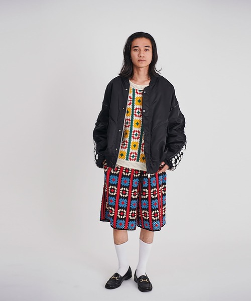 22AW DISCOVERED CROCHET SLEEVE MA1