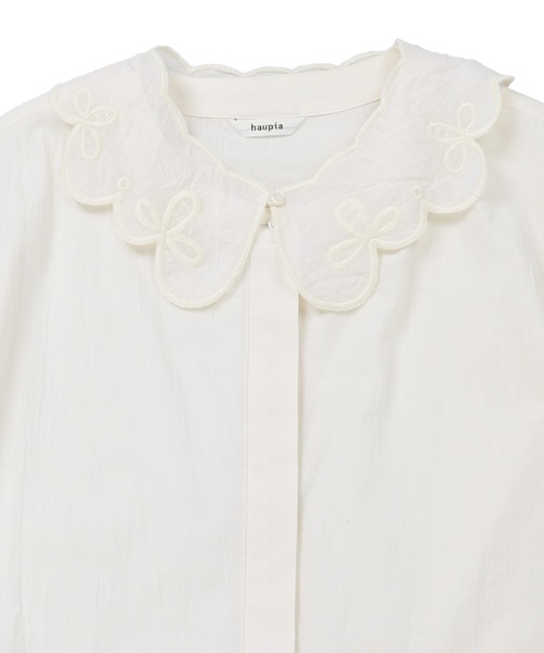 haupia（ハウピア）の「糸の記憶【ワンピース】（ワンピース・レディース・アイボリー/チャコールグレー/チェック/ストライプ・MEDIUM）」の17枚目の写真