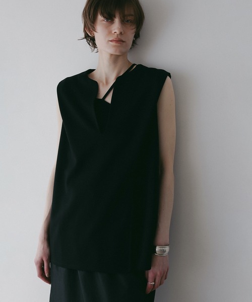 セール】KEY NECK CUT TOPS（Tシャツ/カットソー）｜MANOF