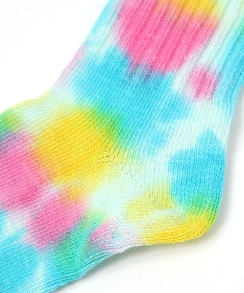 Healthknit（ヘルスニット）の「【Healthknit(ヘルスニット)】タイダイ2Pソックス(KIDS)（ソックス/靴下・キッズ・その他1・MEDIUM/LARGE）」の3枚目の写真