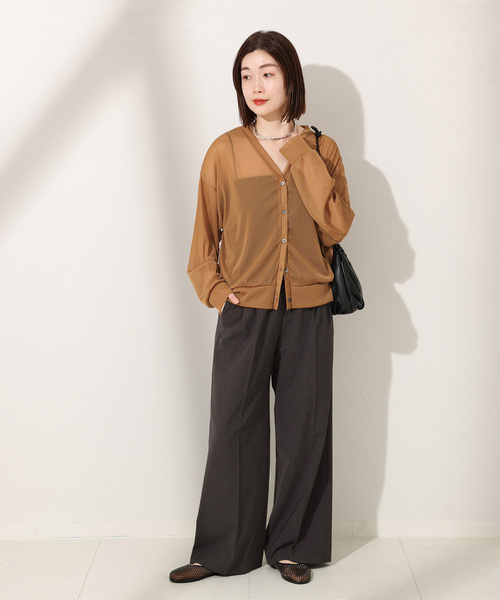 現行品JOURNAL STANDARD L'ESSAGEオーガンジーカーディガン 追加2》オーガンジーカーディガン（カーディガン）｜JOURNAL