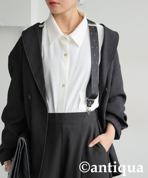 antiqua（アンティカ）の「幾何学柄サスペンダー（サスペンダー・レディース・ブラック・FREE）」の5枚目の写真