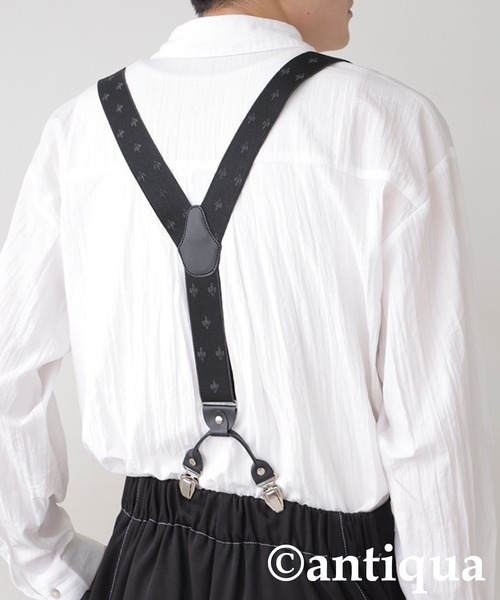 antiqua（アンティカ）の「幾何学柄サスペンダー（サスペンダー・レディース・ブラック・FREE）」の8枚目の写真