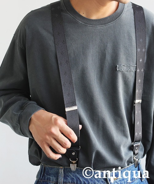 antiqua（アンティカ）の「幾何学柄サスペンダー（サスペンダー・レディース・ブラック・FREE）」の11枚目の写真