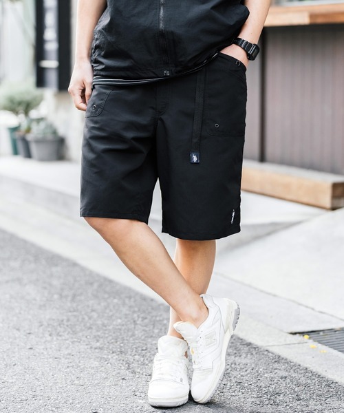 U.S. POLO ASSN.（ユーエスポロアッスン）の「U.S. POLO ASSN.  ユーエスポロアッスン 接触冷感 別注コラボ 水陸両用ワンポイントロゴ刺繍クライミングショートパンツ（その他パンツ・メンズ・ブラック/カーキ/ブルー/チャコールグレー/マスタード/パープル/ベージュ・M/L/XL）」の15枚目の写真