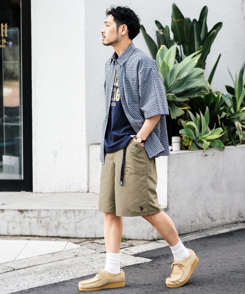 U.S. POLO ASSN.（ユーエスポロアッスン）の「U.S. POLO ASSN.  ユーエスポロアッスン 接触冷感 別注コラボ 水陸両用ワンポイントロゴ刺繍クライミングショートパンツ（その他パンツ・メンズ・ブラック/カーキ/ブルー/チャコールグレー/マスタード/パープル/ベージュ・M/L/XL）」の22枚目の写真