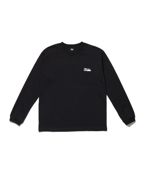 FIRST DOWN(ファーストダウン)の「FIRST DOWN LOGO L/S TEE(ファーストダウン ロゴ ロングスリーブ ティー)(Tシャツ/カットソー・メンズ・ブラック/トップグレー/ホワイト・MEDIUM/LARGE/X-LARGE)」の2枚目の写真