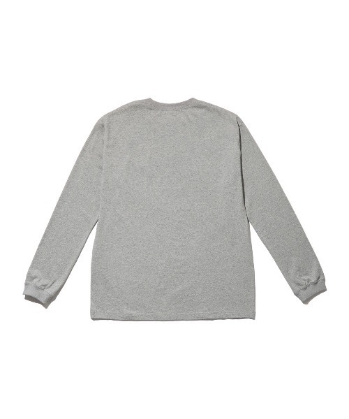 FIRST DOWN(ファーストダウン)の「FIRST DOWN LOGO L/S TEE(ファーストダウン ロゴ ロングスリーブ ティー)(Tシャツ/カットソー・メンズ・ブラック/トップグレー/ホワイト・MEDIUM/LARGE/X-LARGE)」の4枚目の写真
