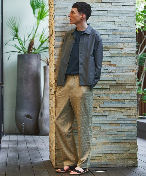 ABAHOUSE(アバハウス)の「シャーリングケーブル リラックスパンツ/イージーパンツ(その他パンツ・メンズ・ブラック/モスグリーン・46/48)」の20枚目の写真