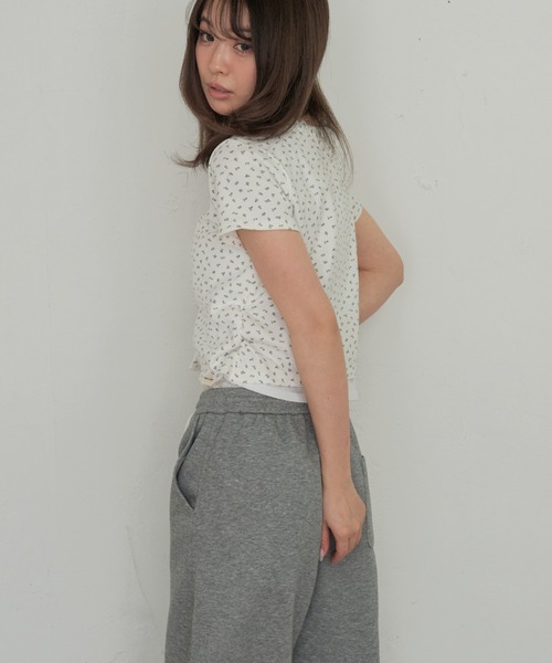 RAY CASSIN（レイカズン）の「レース付レイヤードカーディガン（Tシャツ/カットソー・レディース・ブルー系その他2/ホワイト系その他2/ホワイト系その他/ネイビー・FREE）」の12枚目の写真