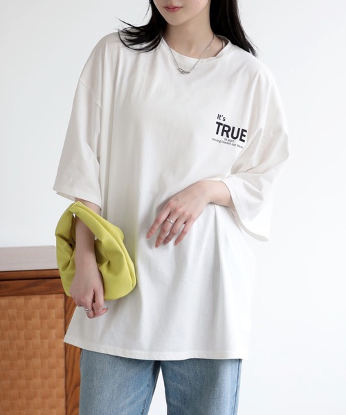 SUNFLOWER EIGHT(サンフラワーエイト)の「プリントTシャツ(Tシャツ/カットソー・レディース・ブラック系その他2/ブラック系その他/ホワイト系その他/ホワイト系その他2・M)」の11枚目の写真