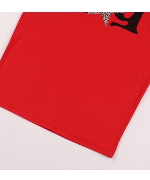 FANCY CLUB(ファンシークラブ)の「【FANCY CLUB】FY LEOPARD TEE / 【ファンシークラブ】レオパードロゴ半袖Tシャツ(Tシャツ/カットソー・レディース・ブラック/レッド/ホワイト・ONE SIZE)」の7枚目の写真