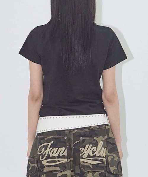 FANCY CLUB(ファンシークラブ)の「【FANCY CLUB】FY LEOPARD TEE / 【ファンシークラブ】レオパードロゴ半袖Tシャツ(Tシャツ/カットソー・レディース・ブラック/レッド/ホワイト・ONE SIZE)」の22枚目の写真