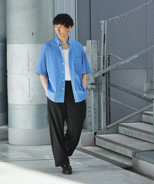 JOURNAL STANDARD（ジャーナルスタンダード）の「ウーリーノライト ツイスト オーバー パンツ（スラックス・メンズ・チャコールグレー/ライトグレー/ブラック/ベージュ・SMALL/MEDIUM/LARGE）」の12枚目の写真