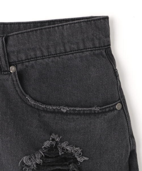 DANKE SCHON(ダンケシェーン)の「DankeSchon/ダンケシェーン/11oz DAMEGE DENIM SHORTS(その他パンツ・レディース・グレー/ブラック・S/M/L)」の10枚目の写真