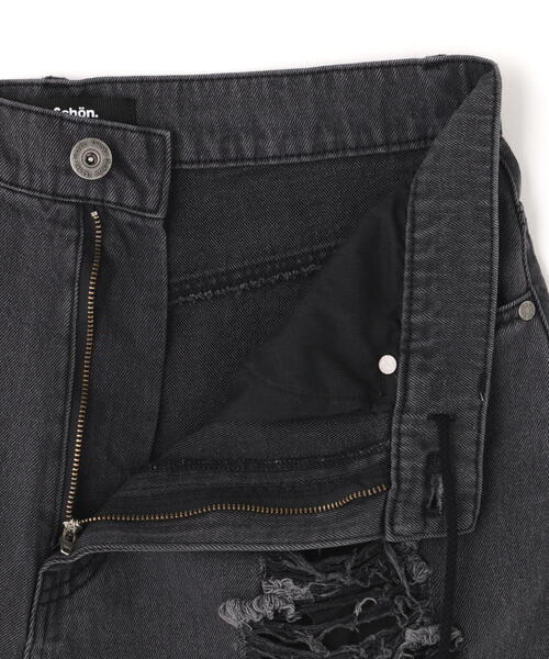 DANKE SCHON(ダンケシェーン)の「DankeSchon/ダンケシェーン/11oz DAMEGE DENIM SHORTS(その他パンツ・レディース・グレー/ブラック・S/M/L)」の13枚目の写真