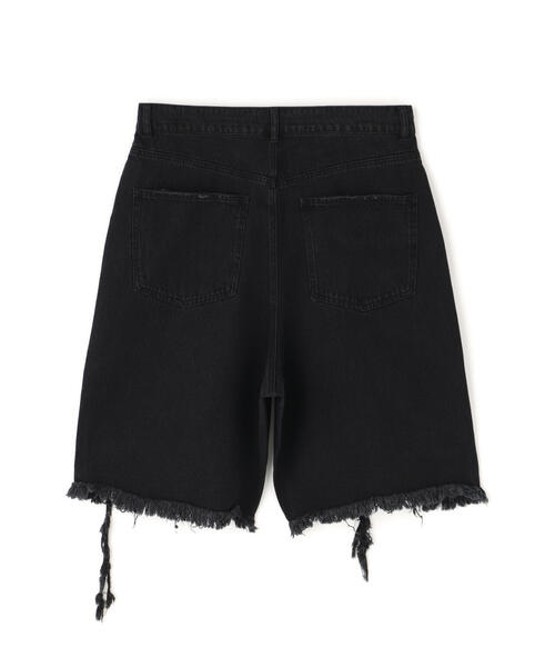 DANKE SCHON(ダンケシェーン)の「DankeSchon/ダンケシェーン/11oz DAMEGE DENIM SHORTS(その他パンツ・レディース・グレー/ブラック・S/M/L)」の3枚目の写真