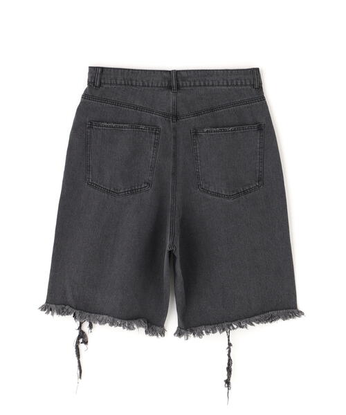 DANKE SCHON(ダンケシェーン)の「DankeSchon/ダンケシェーン/11oz DAMEGE DENIM SHORTS(その他パンツ・レディース・グレー/ブラック・S/M/L)」の4枚目の写真