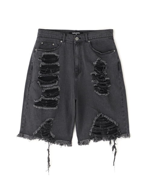 DANKE SCHON(ダンケシェーン)の「DankeSchon/ダンケシェーン/11oz DAMEGE DENIM SHORTS(その他パンツ・レディース・グレー/ブラック・S/M/L)」の22枚目の写真