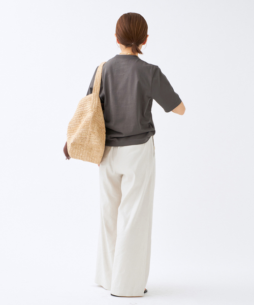 イエナ IENA ATON/エイトン 別注 AIR SPINNING OVER SIZE TEE T