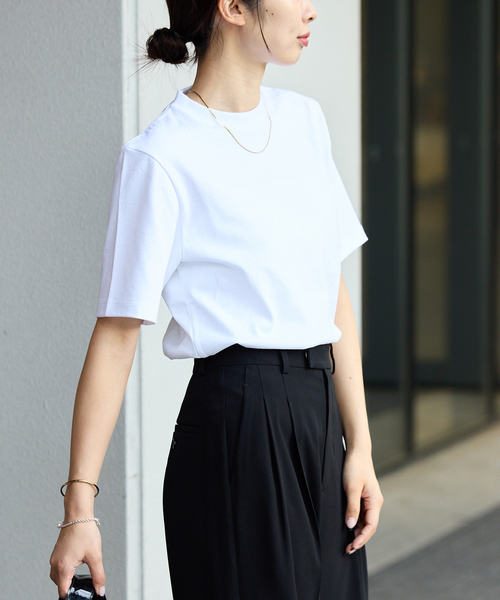 IENA/ イエナ ATON Tシャツ IENA｜ATON/エイトン 別注 FRESCA SINGLE JERSEY Tシャツ