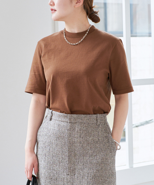イエナ⭐︎新品未使用⭐︎2024 ATONエイトンSTANDARD TEEブラウン イエナ⭐︎新品未使用⭐︎2024 ATONエイトンSTANDARD TEE