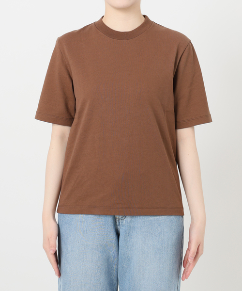 IENA ATONカットソー♢ ATON/エイトン FRESCA SINGLE JERSEY Vネック ロングスリーブ