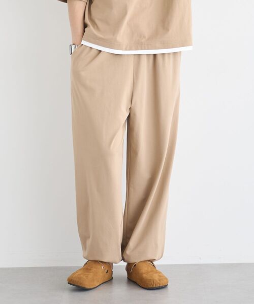 CRAFT STANDARD BOUTIQUE(クラフトスタンダードブティック)の「接触冷感/速乾/UVカット ワイドパンツ(その他パンツ・メンズ・ブラック/チャコールグレー/ベージュ・L/M/XL)」の4枚目の写真