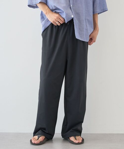 CRAFT STANDARD BOUTIQUE(クラフトスタンダードブティック)の「接触冷感/速乾/UVカット ワイドパンツ(その他パンツ・メンズ・ブラック/チャコールグレー/ベージュ・L/M/XL)」の10枚目の写真