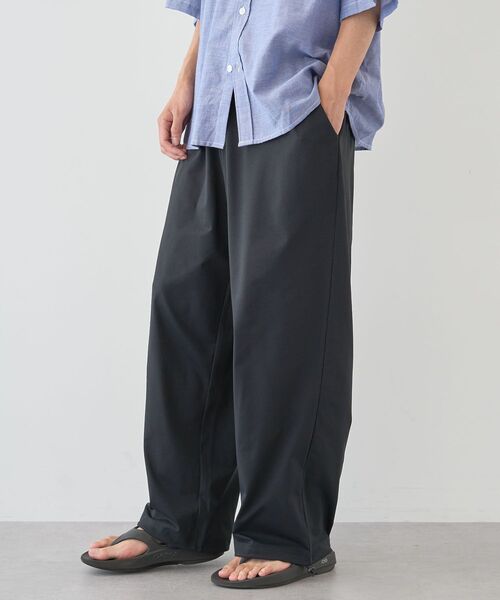 CRAFT STANDARD BOUTIQUE(クラフトスタンダードブティック)の「接触冷感/速乾/UVカット ワイドパンツ(その他パンツ・メンズ・ブラック/チャコールグレー/ベージュ・L/M/XL)」の11枚目の写真