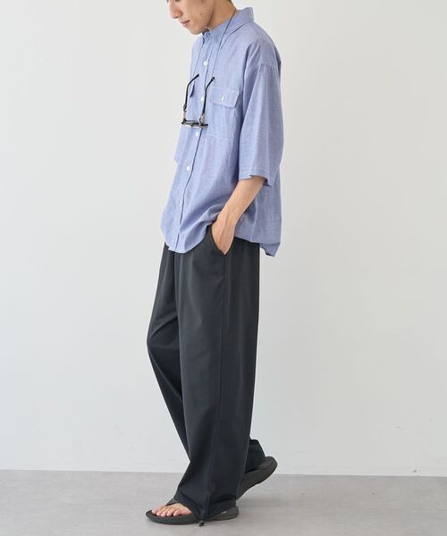 CRAFT STANDARD BOUTIQUE(クラフトスタンダードブティック)の「接触冷感/速乾/UVカット ワイドパンツ(その他パンツ・メンズ・ブラック/チャコールグレー/ベージュ・L/M/XL)」の14枚目の写真