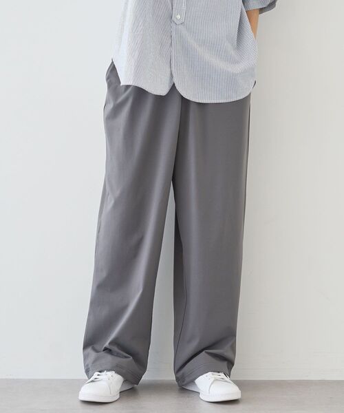 CRAFT STANDARD BOUTIQUE(クラフトスタンダードブティック)の「接触冷感/速乾/UVカット ワイドパンツ(その他パンツ・メンズ・ブラック/チャコールグレー/ベージュ・L/M/XL)」の17枚目の写真