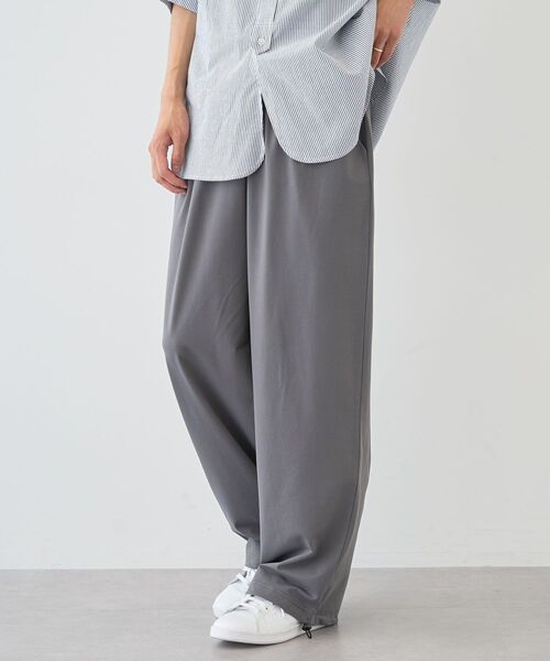 CRAFT STANDARD BOUTIQUE(クラフトスタンダードブティック)の「接触冷感/速乾/UVカット ワイドパンツ(その他パンツ・メンズ・ブラック/チャコールグレー/ベージュ・L/M/XL)」の18枚目の写真