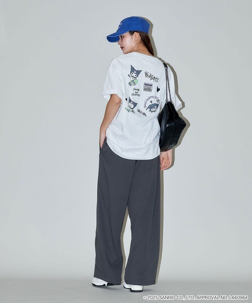 VISION STREET WEAR(ヴィジョンストリートウェア)の「VISION STREET WEAR/ヴィジョンストリートウェアー Kuromi Skate Back Print Tシャツ/クロミ/キャラクター(限定展開)(UNISEX)(Tシャツ/カットソー・メンズ・ホワイト/オフホワイト/ブラック・LARGE/MEDIUM/SMALL)」の14枚目の写真