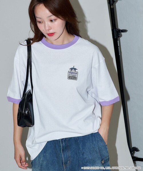 VISION STREET WEAR(ヴィジョンストリートウェア)の「VISION STREET WEAR/ヴィジョンストリートウェアー Kuromi Skate Back Print Tシャツ/クロミ/キャラクター(限定展開)(UNISEX)(Tシャツ/カットソー・メンズ・ホワイト/オフホワイト/ブラック・LARGE/MEDIUM/SMALL)」の22枚目の写真