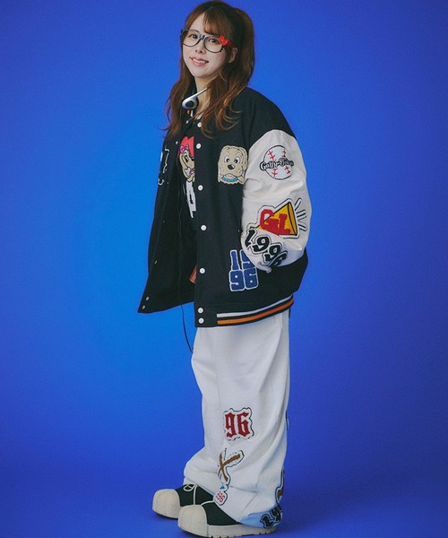 GALFY/ガルフィー】復活わんわん大学ジャケット（スタジャン）｜GALFY