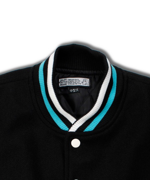 GALFY（ガルフィー）の「【GALFY/ガルフィー】復活わんわん大学ジャケット（スタジャン・メンズ・ブラック系/ブラック/ネイビー系・L/XL）」の11枚目の写真