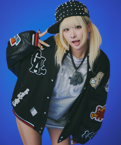 GALFY/ガルフィー】復活わんわん大学ジャケット（スタジャン